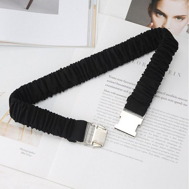 FANSYLI 여성 심플 패딩코트 장식 허리라인 벨트 롱 장식벨트 트렌치 코트벨트 패션스판벨트 X2408A20