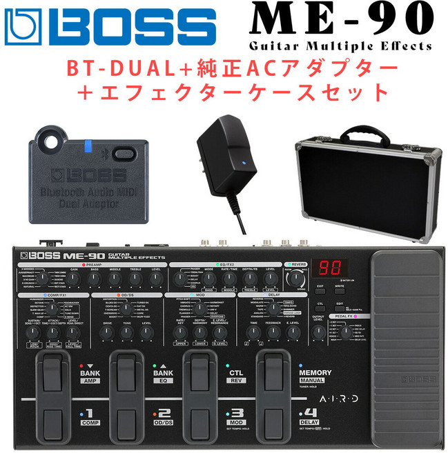 BOSS ME-90B + BT-DUAL + PSA-100S + DI ME90B [수량 토트 백 선물] 보스 이펙터, 1개