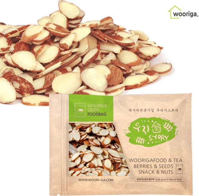 우리가스토리 아몬드 슬라이스 1kg 견과류, 1개