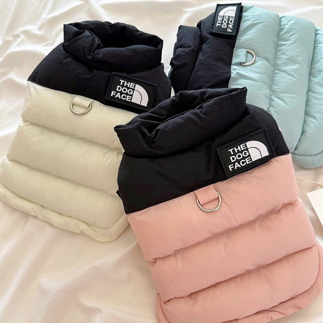 강아지패딩 외출복 애견눕시 보온패딩, XS 등길이 20cm, 화이트