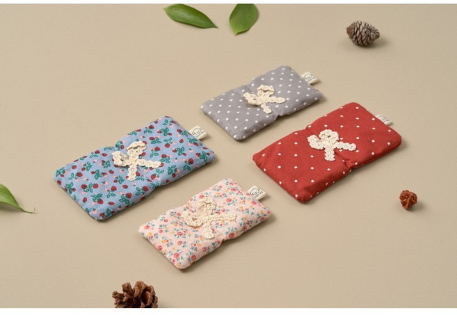 강아지 눈 찜질안대 다래끼 안검염 안구건조증 백내장 녹내장 결막염 반려견 발열팩 온열기구, 핑크, S, 면 거즈 기본 1장, 1개, 1개입