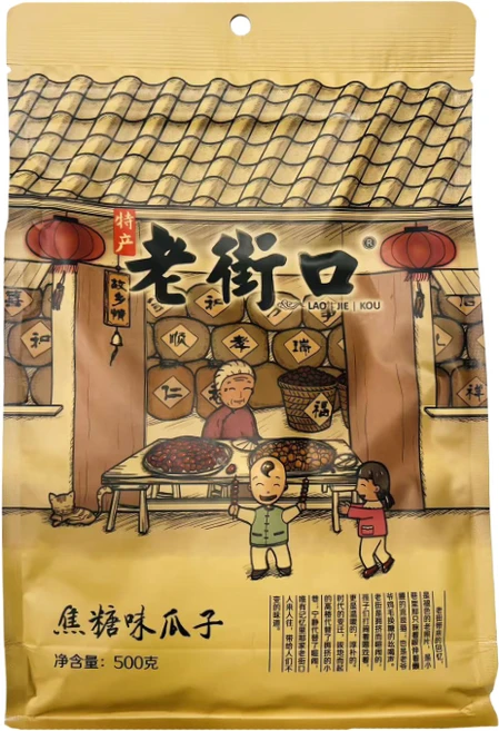 <수란유통> 로제커우 해바라기씨 카라멜맛 500g 1개 - 쿠팡