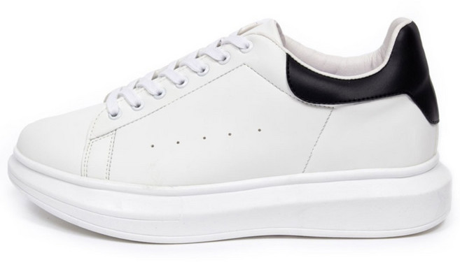 키노이 해리슨 7cm 키높이 오버솔 스니커즈 화이트