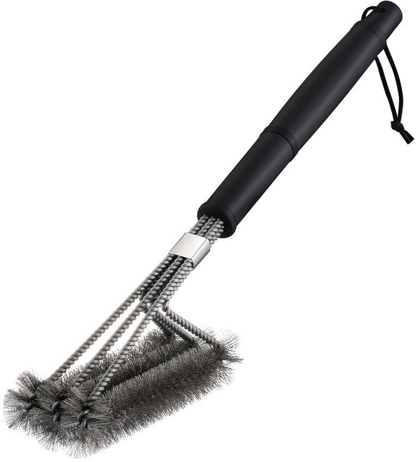 Hqzoomee그릴 석쇠 스테인리스 청소솔코디 수납 가방 BBQ, 1개