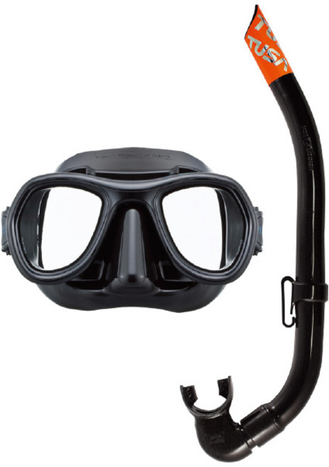 투사 프리다이빙 스노쿨링 + 마스크 UC-2112, BK