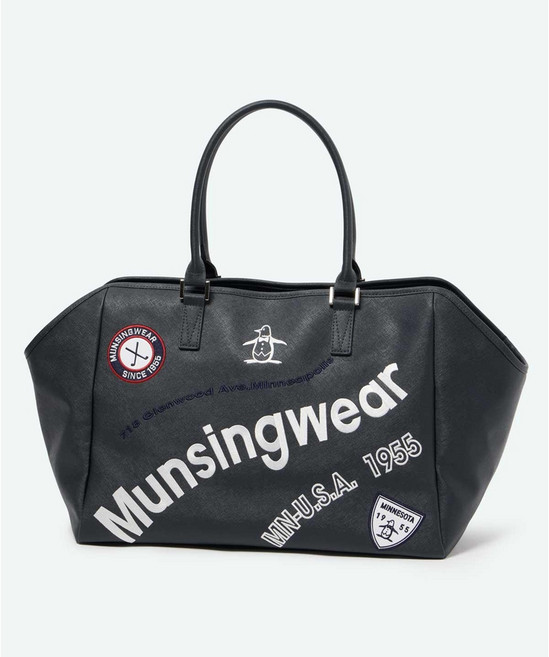 먼싱웨어 남성 여성 골프 토트백 보스턴 가방 커브 스포츠 여행 2026 SS MG6STT02U, 네이비, F