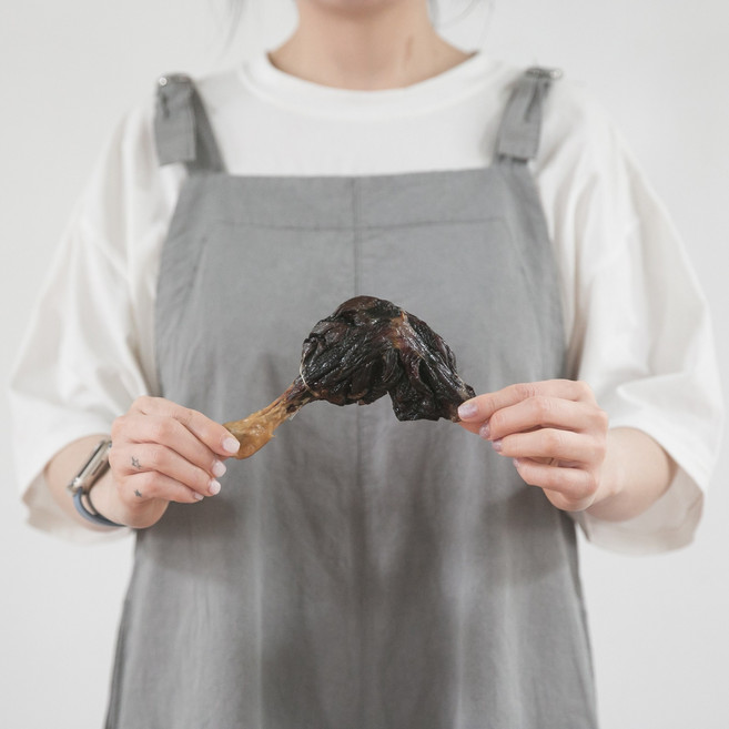 견수성찬 강아지 수제 간식 소형견 뼈간식 대형견 개껌 오리장각, 2개, 50g