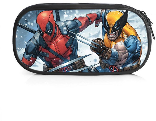 데드풀필통 캔버스 울버린굿즈 연필필통 입학선물 문구류, D W10