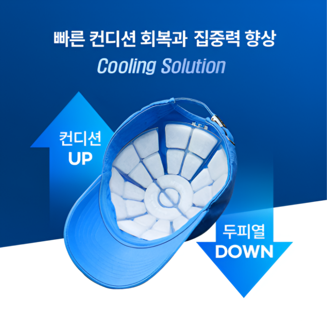 스마트 에코 아이스 베이직 플러스 캡패드 모자 냉각 패드 냉찜질 안전모 헬멧 쿨링 패드, 1개, 블랙