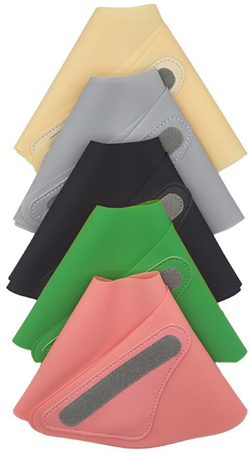 옐로구르미 고급 실리콘 넥셔터 헤어 미용실 넥커버 헤어소품, 1개, 그린