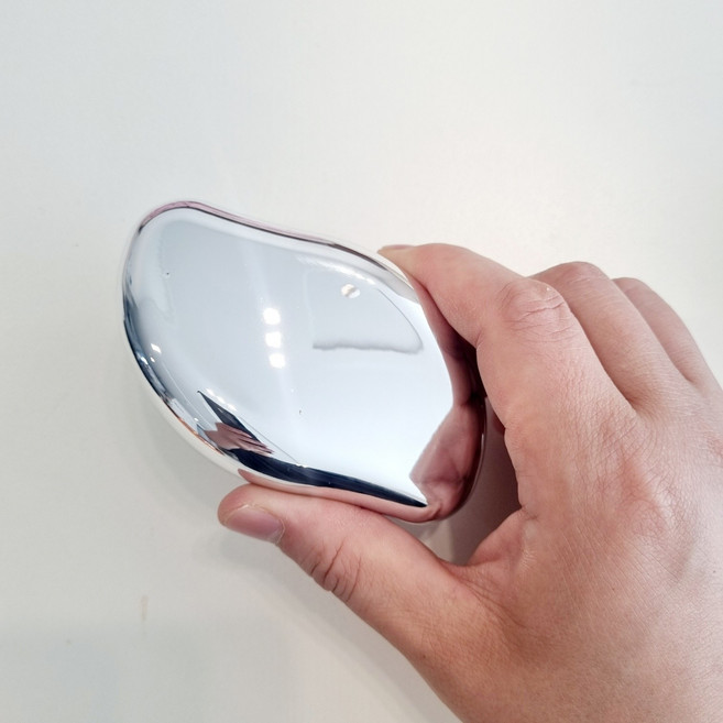 문지르는 나노글라스 저자극 제모기, 실버, 1개, 1개입