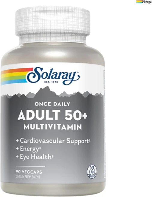 Solaray 솔라레이 50세 이상 종합 비타민 90 캡슐, 기본, 1개, 90정 - 쿠팡