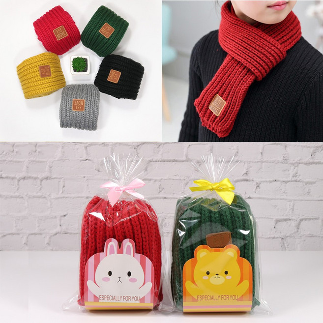 니즈엘 어린이집 생일 답례품 선물 목도리 (5종) 유치원 구디백 어린이 아동 유아 머플러