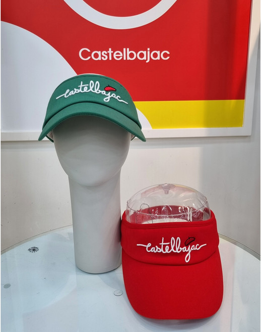 까스텔바작 여성골프 가을 썬바이져 화사한 기본 모자BGCWGC701, 레드, 1개