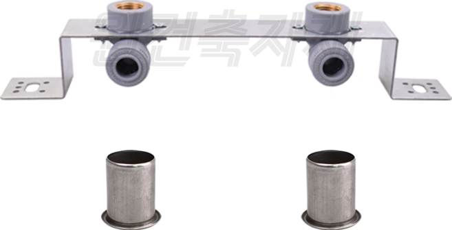 pb 수전구 에이콘 2구 ㄷ자, 1개