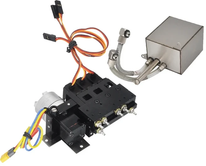 Kabolite K966 RC 로더 액슬 기어박스 휠 유압 밸브 블록 펌프/유니버셜 조인트/버킷/붐 스티어링 실린더, 12 Valve Pump Oil tank