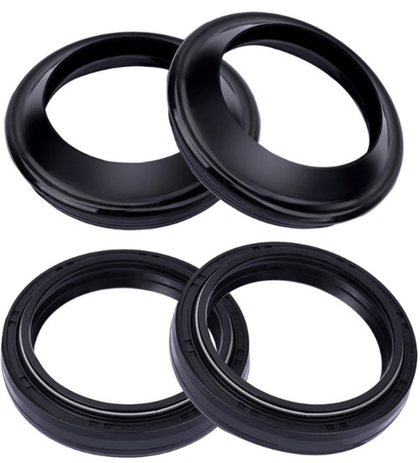 고성능 프론트 포크 쇼크 오일 씰 및 먼지 씰 세트 41mm x 53mm x 8/10.5mm 경량 오토 액세서리 2팩