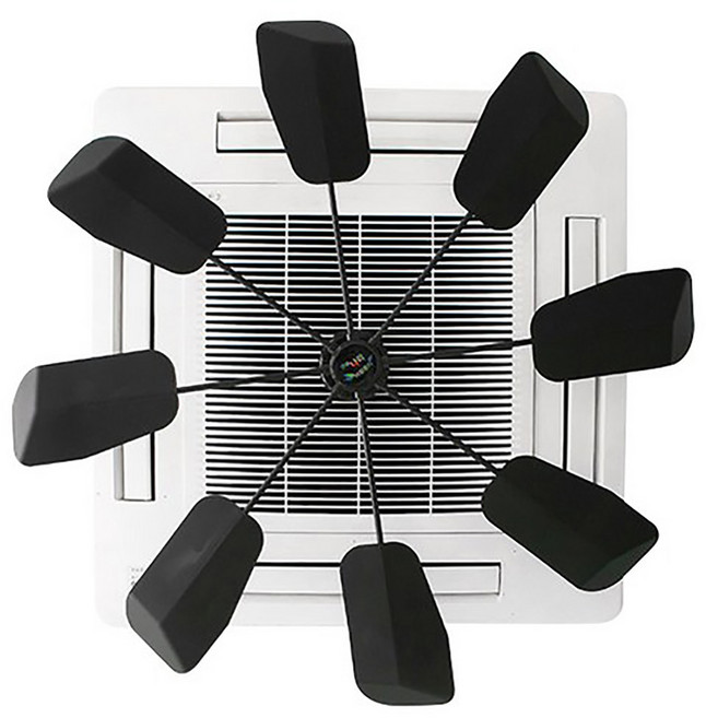 더나라 바람돌이 천장형 에어컨 날개, 1개, 단일상품(블랙)