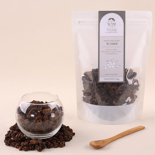 지리산 청정약초 저온건조 개다래열매(충영) 국내산 300g, 1개