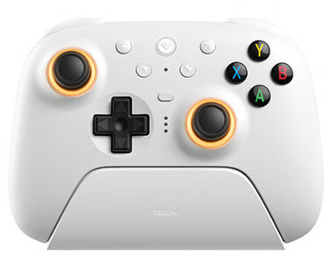 8BitDo 얼티메이트2 무선 게임패드 무선 게임패드 컨트롤러 PC버전 2세대, 1개, 001 화이트