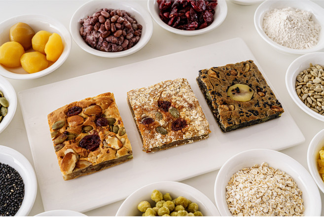 세가지맛 모듬오븐찰떡 20개 식사대용떡 영양간식 무설탕 모듬떡선물 구움찰떡 떡선물 개별포장떡 영양떡 당뇨간식 달지않은떡 답례떡, 60g