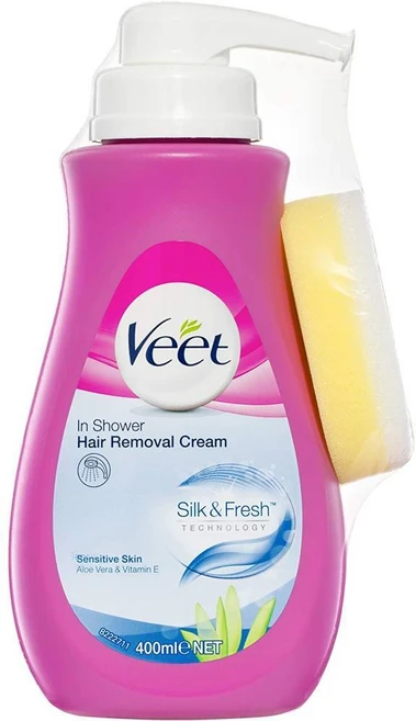비트 인샤워 센서티브 왁스 제모 왁싱 크림, 1개, 400ml - 쿠팡
