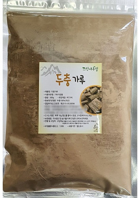 (그린내추럴) 국내산 (볶은) 두충가루 300g, 1개