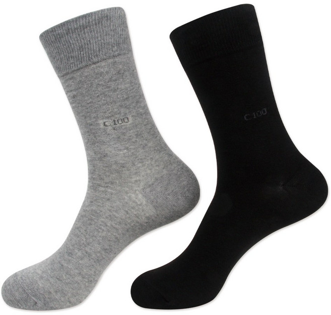 양말조아 남자 국산 면100 순면 땀흡수가 잘되는 정장 양말 무지 중목 /장목 8켤레