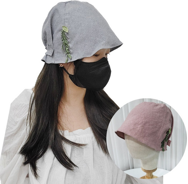 암환자두건 항암비니 면마 봄 여름 방울비니 모위드