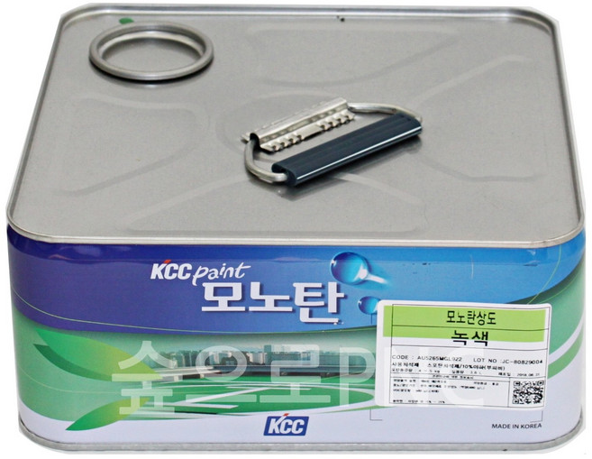 KCC정품 모노탄상도 방수제 3.6L 녹색 회색 옥상방수제 우레탄방수제, 1개