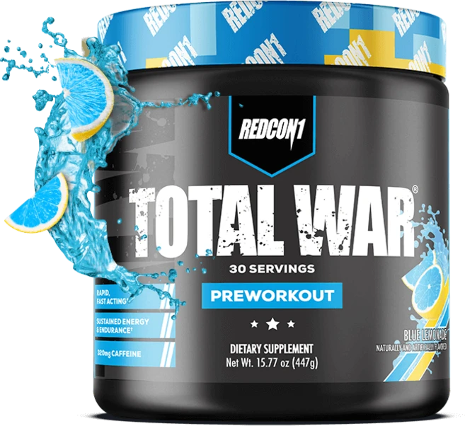 Redcon1 TOTAL WAR 토탈 워 30서빙, Blue Lemonade, 1개, 447g - 쿠팡