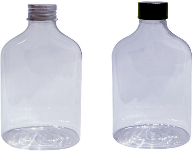 밀크티병 350ml 어깨낮은 사각 납작병 더치 쥬스 음료 병 플라스틱 보틀 용기, [어깨낮은]사각납작병 350ml, 알루미늄, 1개, [어깨낮은] 사각납작병