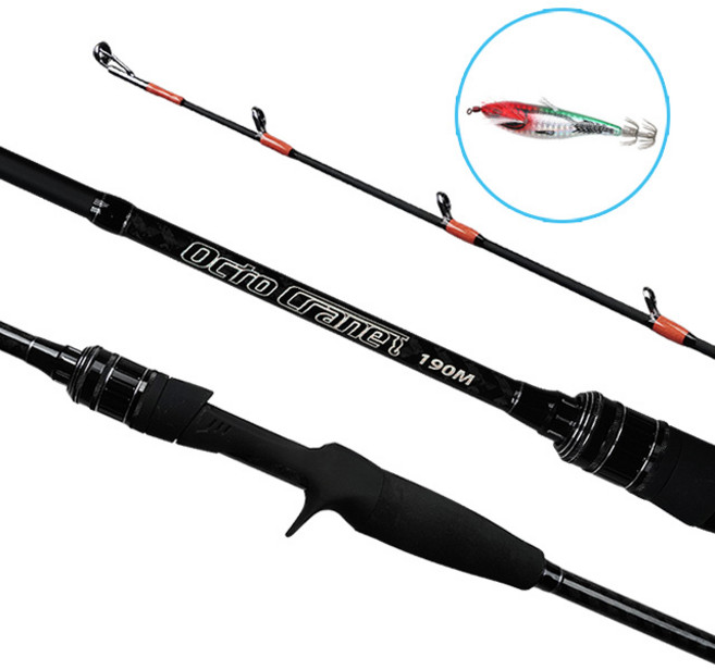 YGF 영규산업 옥토 크레인 바다선상낚시대 문어대 문어낚시대 뿔난 아쭈르 에기 증정, 180XH