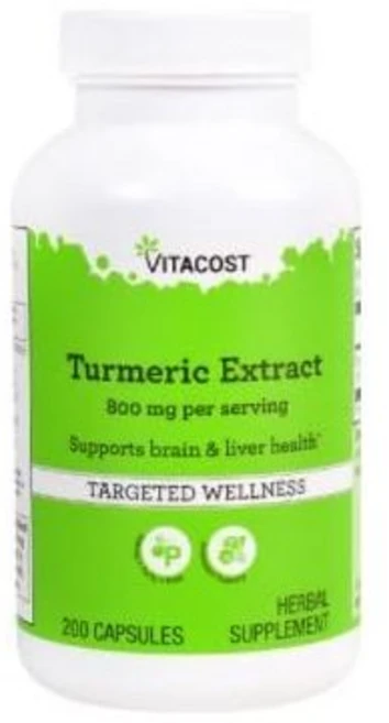 Vitacost Turmeric Extract -- 800 mg per serving - 200 Capsules, Vitacost Turmeric Extract -- 8 - 쿠팡