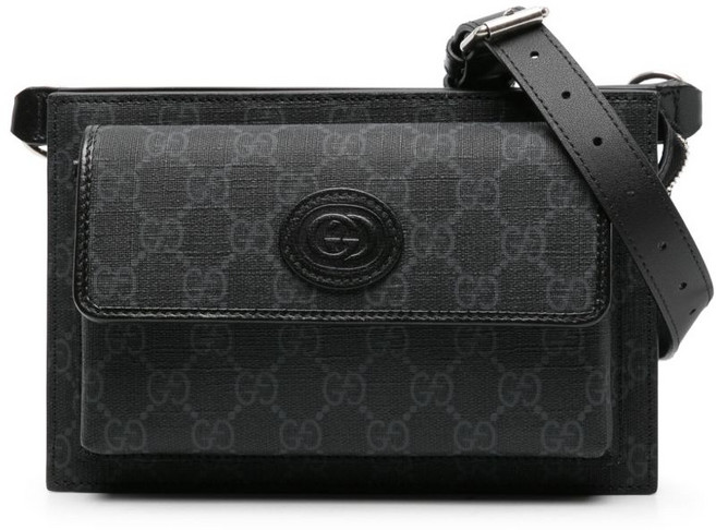 구찌 GG 수프림 캔버스 벨트 백
