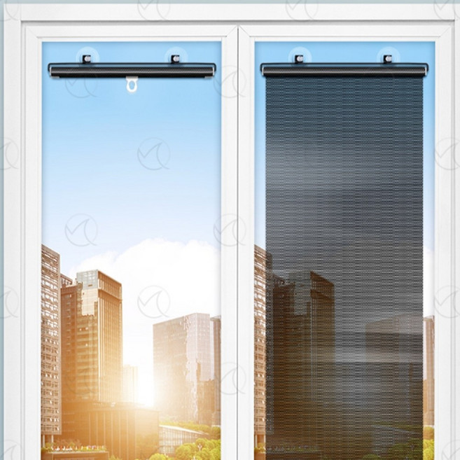 무타공 블라인드 작은창문 가림막 좁은폭 햇빛가리개