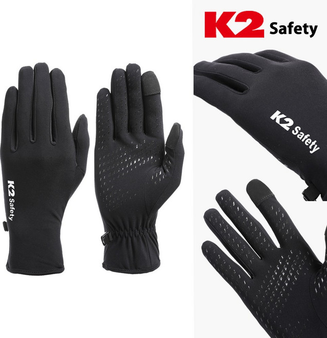 K2 safety 에어로 슬림 동계 겨울 장갑 스마트폰 터치 가능 등산 스키 낚시, 1개