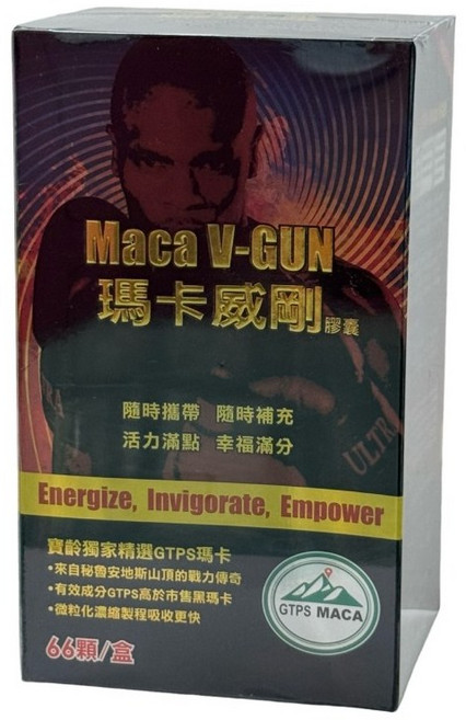 寶齡富錦 瑪卡威剛 66顆/盒 增強體力, 1個, 瑪卡威剛 66顆/盒 9折(一盒)