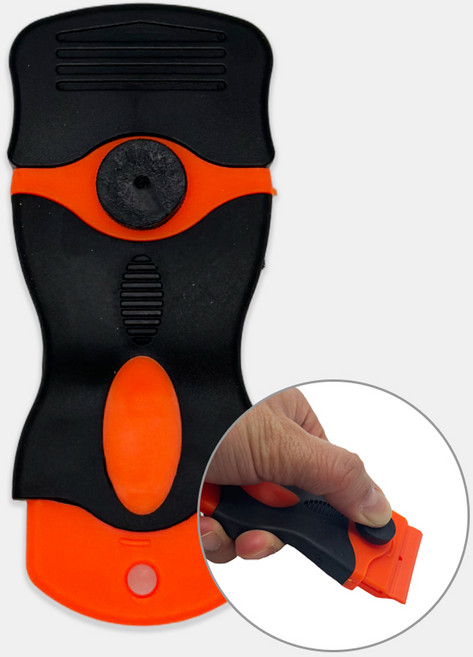 인덕션 찌든때 끈적이 제거 스크래퍼 청소칼 긁개, 1개