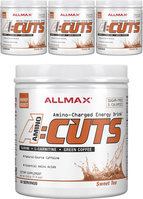 ALLMAX A CUT 胺基酸能量補充飲 甜茶口味, 4個, 210g