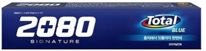 덴탈클리닉 2080 시그니처 토탈블루 치약 125g, 5개