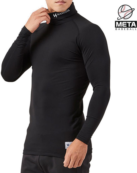 카미스타 겨울 야구 언더셔츠 하이넥 긴팔 기모 언더티 6종