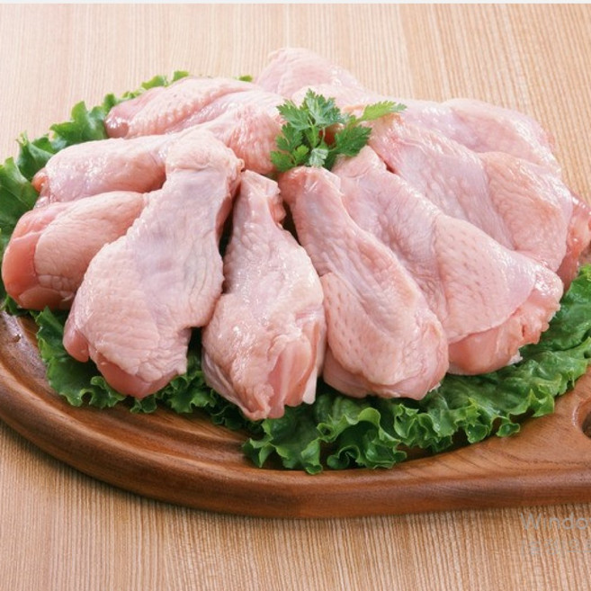 냉장 닭다리 북채 2kg 강아지 애완견 생식용 으로도 사용가능, 무염지, 1개