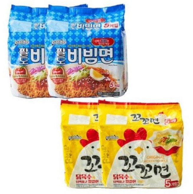 팔도비빔면130g10봉+꼬꼬면115g10봉, 20개