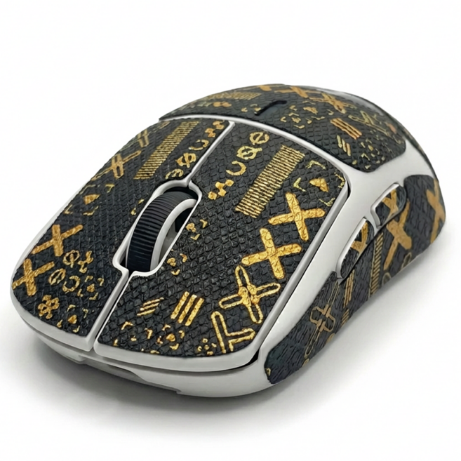 케이노 지슈라 전용 마우스 그립 테이프 논슬립 패치 G PRO X SUPERLIGHT, 1개, Full_Gold