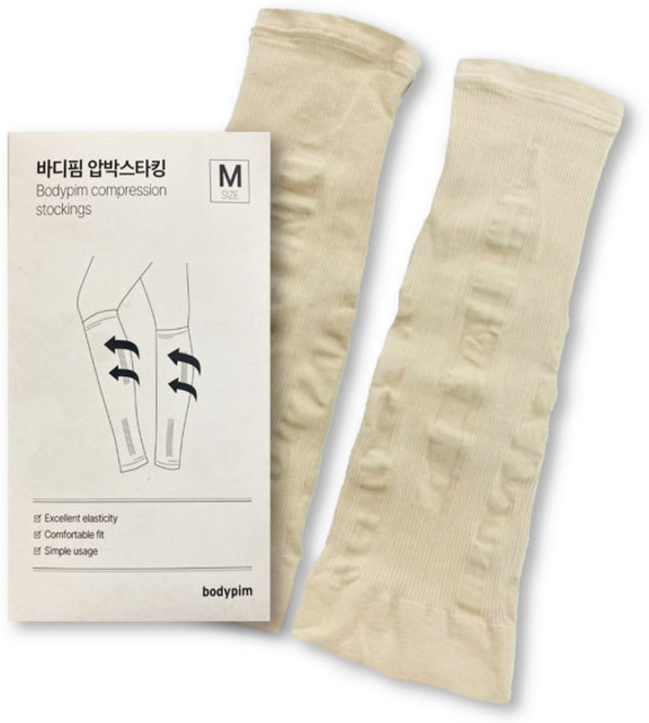 압박스타킹 M사이즈 1개, 종아리/무릎형