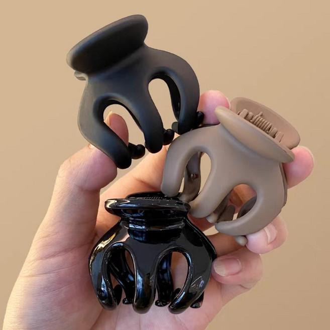 무광 미니 집게핀 포니테일 헤어 고정핀 3종세트