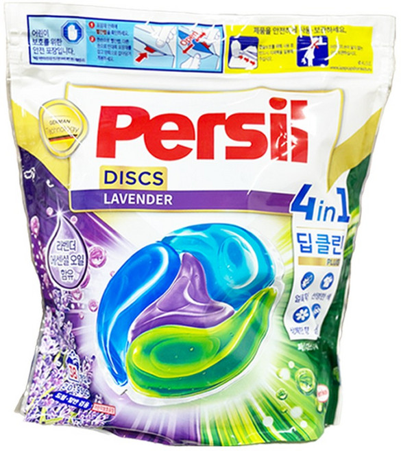 퍼실 디스크 라벤더 세탁세제, 38개입, 1개