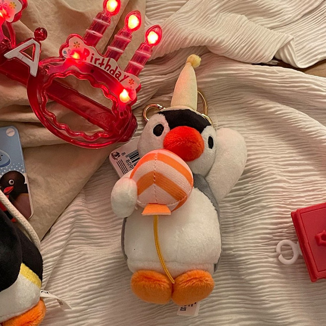 (정품) 핑구 핑가 파티 가방고리 인형 키링