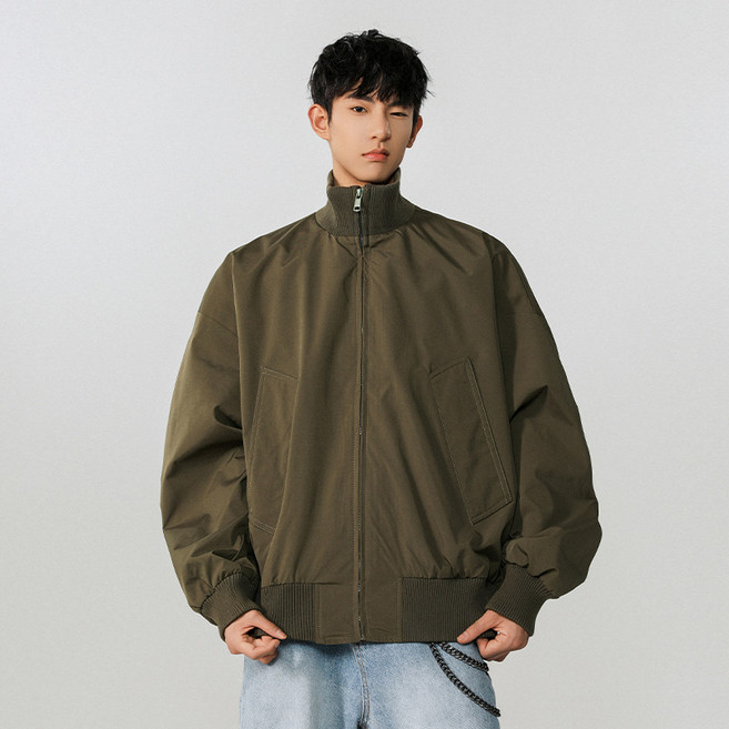 【痞帥高街廓形】飛行夾克 棒球服 工裝外套 美式夾克 飛行員夾克 秋冬外套 短款設計 高街廓形 痞帥有型 男女同款